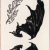 Flügel Tattoo Demon Wings -Halloween Kostüm Geschäft 16722 Fluegel Tattoo Demon Wings Temporary Tattoo Tribal