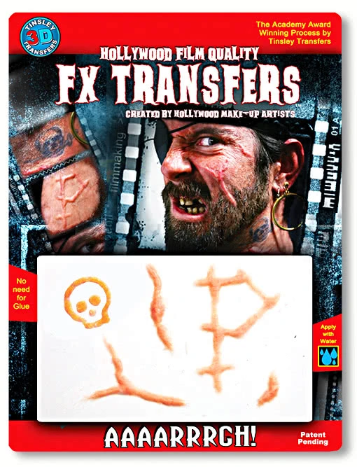 3D Tattoo Piraten Narben