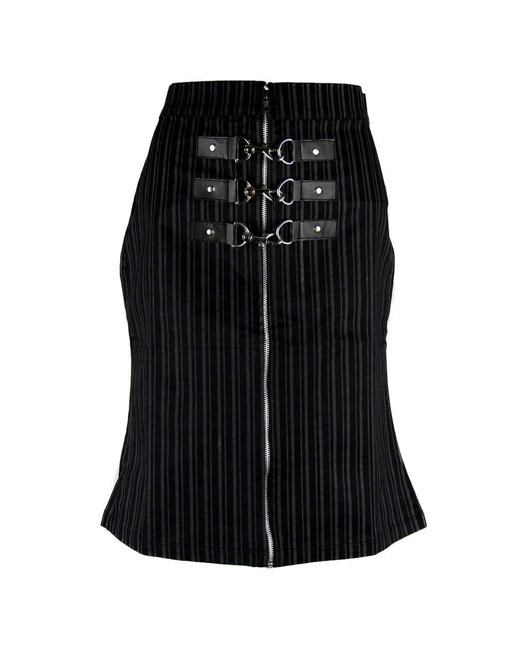 Knielanger Nadelstreif Rock Mit Scharnier 3 Knielanger Nadelstreif Rock Mit Scharnier