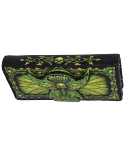 Absinthe - La Fee Verte Grüne Fee Geldbörse -Halloween Kostüm Geschäft absinthe la fee verte gruene fee geldboerse absinthe la fee verte green fairy embossed purse gothic geldbeutel 53937 4