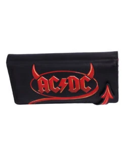 AC/DC Geldbeutel Mit Teufelsschwanz Als Verschluss -Halloween Kostüm Geschäft acdc geldbeutel mit teufelsschwanz als verschluss acdc purse with devils tail acdc fanartikel 50842 03