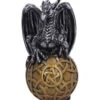Drache Mit Tribals & Pentagramm Weihnachtskugel 10cm -Halloween Kostüm Geschäft balthazar drachen weihnachtskugel balthazar drachen christbaumkugel balthazar dragon ornament 50981 01