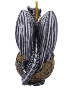 Drache Mit Tribals & Pentagramm Weihnachtskugel 10cm -Halloween Kostüm Geschäft balthazar drachen weihnachtskugel balthazar drachen christbaumkugel balthazar dragon ornament 50981 03