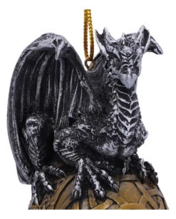 Drache Mit Tribals & Pentagramm Weihnachtskugel 10cm -Halloween Kostüm Geschäft balthazar drachen weihnachtskugel balthazar drachen christbaumkugel balthazar dragon ornament 50981 05