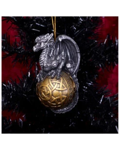Drache Mit Tribals & Pentagramm Weihnachtskugel 10cm -Halloween Kostüm Geschäft balthazar drachen weihnachtskugel balthazar drachen christbaumkugel balthazar dragon ornament 50981 07