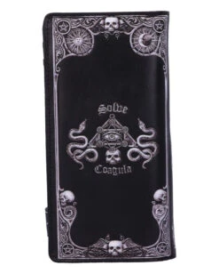 Baphomet Geldbörse 18,5cm -Halloween Kostüm Geschäft baphomet geldboerse baphomet geldbeutel baphomet embossed purse 52792 03