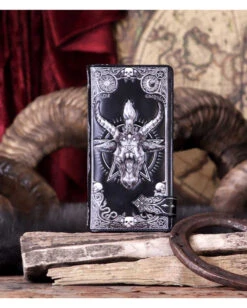 Baphomet Geldbörse 18,5cm -Halloween Kostüm Geschäft baphomet geldboerse baphomet geldbeutel baphomet embossed purse 52792 07