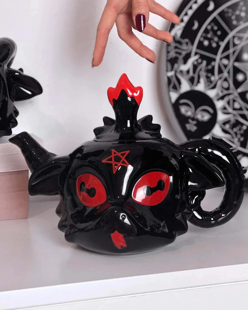 KILLSTAR Baphomet Tee & Kaffeekanne 4 KILLSTAR Baphomet Tee & Kaffeekanne – Bild 2