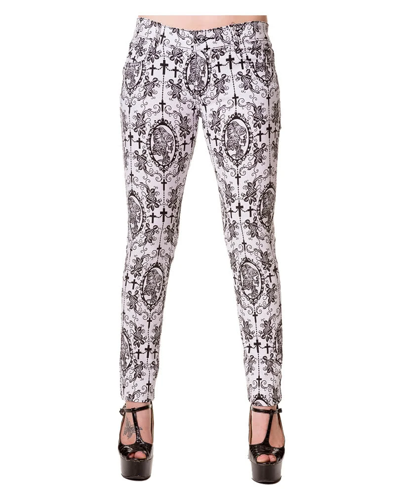 Gothic Jeans Weiss 3 Gothic Jeans Weiss
