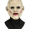 Silikon Halbmaske Bauchredner Puppe -Halloween Kostüm Geschäft bauchredner puppe silikon halbmaske silicone puppet mask horror maske film maske 24847