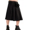 Kurzer Kilt Black Pistol Schwarz