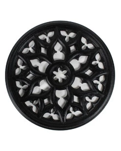 Black Victor Gothic Window 19cm Ø