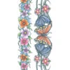 Body Bands Klebetattoo Flowers -Halloween Kostüm Geschäft body bands klebetattoos flowers blumen tattoo zum aufkleben 37637