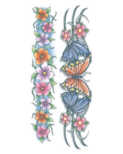 Body Bands Klebetattoo Flowers