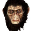 Böser Schimpanse Maske Braun 2 Böser Schimpanse Maske Braun -Halloween Kostüm Geschäft boeser schimpansen.maske affenmaske chimp mask tiermaske 16436 01