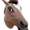 Braune Pferdemaske Mit Haaren -Halloween Kostüm Geschäft braune pferdemaske mit haaren tiermaske brown horse mask 28785