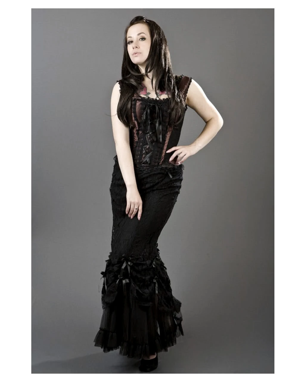 Burleska Spitzenrock Schwarz 3 Burleska Spitzenrock Schwarz