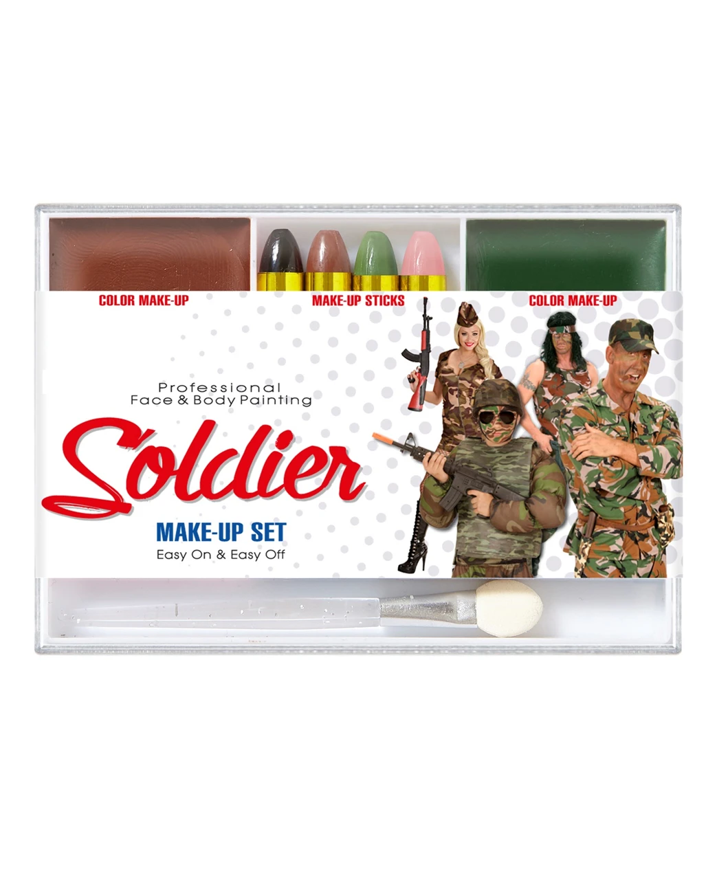 Camouflage Make-up Set 7-tlg. 3 Camouflage Make-up Set 7-tlg.