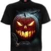 Carving Death - T-Shirt Black -Halloween Kostüm Geschäft carving death t shirt black schwarzes halloween kuerbis shirt halloween t shirt pumpkin 53924