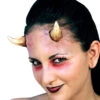 Hörner Applikation 2 Hörner Applikation -Halloween Kostüm Geschäft daemonen hoerner latexapplikation teufelshoerner latexapplikation hoerner aus latex halloween make up 19112 02