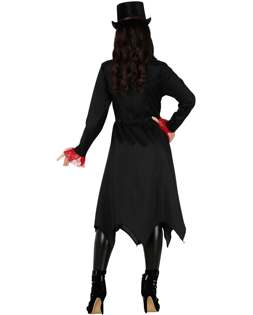 Edles Gothic Vampiress Damen Kostüm 4 Edles Gothic Vampiress Damen Kostüm – Bild 2