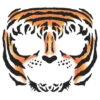 Face Tattoo Tiger -Halloween Kostüm Geschäft face tattoo tiger gesichtstattoo zum aufkleben tier make up 37665 1