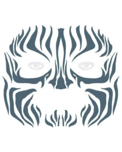 Face Tattoo Tribal Zebra