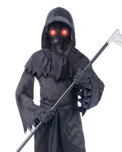 Phantom Kinderkostüm Mit Leuchtenden Augen -Halloween Kostüm Geschäft geisterphantom kinderkostuem mit leuchtaugen glowing eye phantom children costume halloween kostueme 39377 3