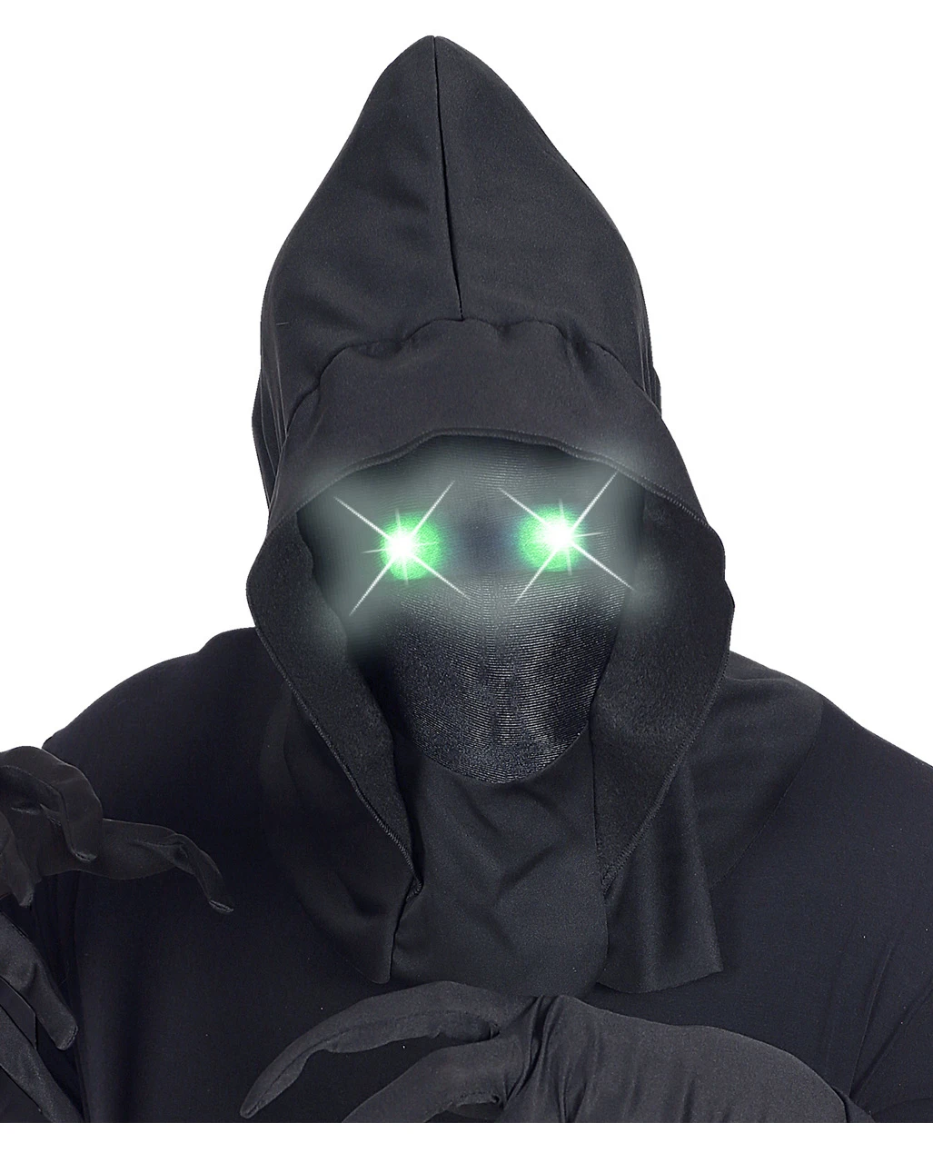 Faceless Maske Mit Leuchtend Grünen Augen 4 Faceless Maske Mit Leuchtend Grünen Augen – Bild 2