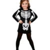 Glamour Skelett Mädchenkostüm 1 Glamour Skelett Mädchenkostüm -Halloween Kostüm Geschäft glamour skelett maedchenkostuem glamour skeleton girl costume halloween kleinkinderkostuem 52056 01