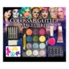 Glitzer Make-up Kit 28-tlg. -Halloween Kostüm Geschäft glitzer make up kit 28 tlg glitter schminke fuer fasching colossal glitter party makeup kit 31070 2