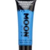 Glow In The Dark Make-up Blau