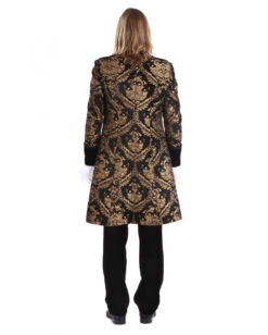 Gothic Aristokrat Herren Mantel Gold Schwarz 9 Gothic Aristokrat Herren Mantel Gold Schwarz -Halloween Kostüm Geschäft gothic aristokrat herrenmantel gold schwarz brokatmuster gothic aristocrat mens coat gothic mantel 39099 4