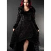 Gothic Brokat Mantel Evil Queen 2 Gothic Brokat Mantel Evil Queen -Halloween Kostüm Geschäft gothic brokat mantel evil queen gothicjacke gothickleidung black brocade coat 29998 1