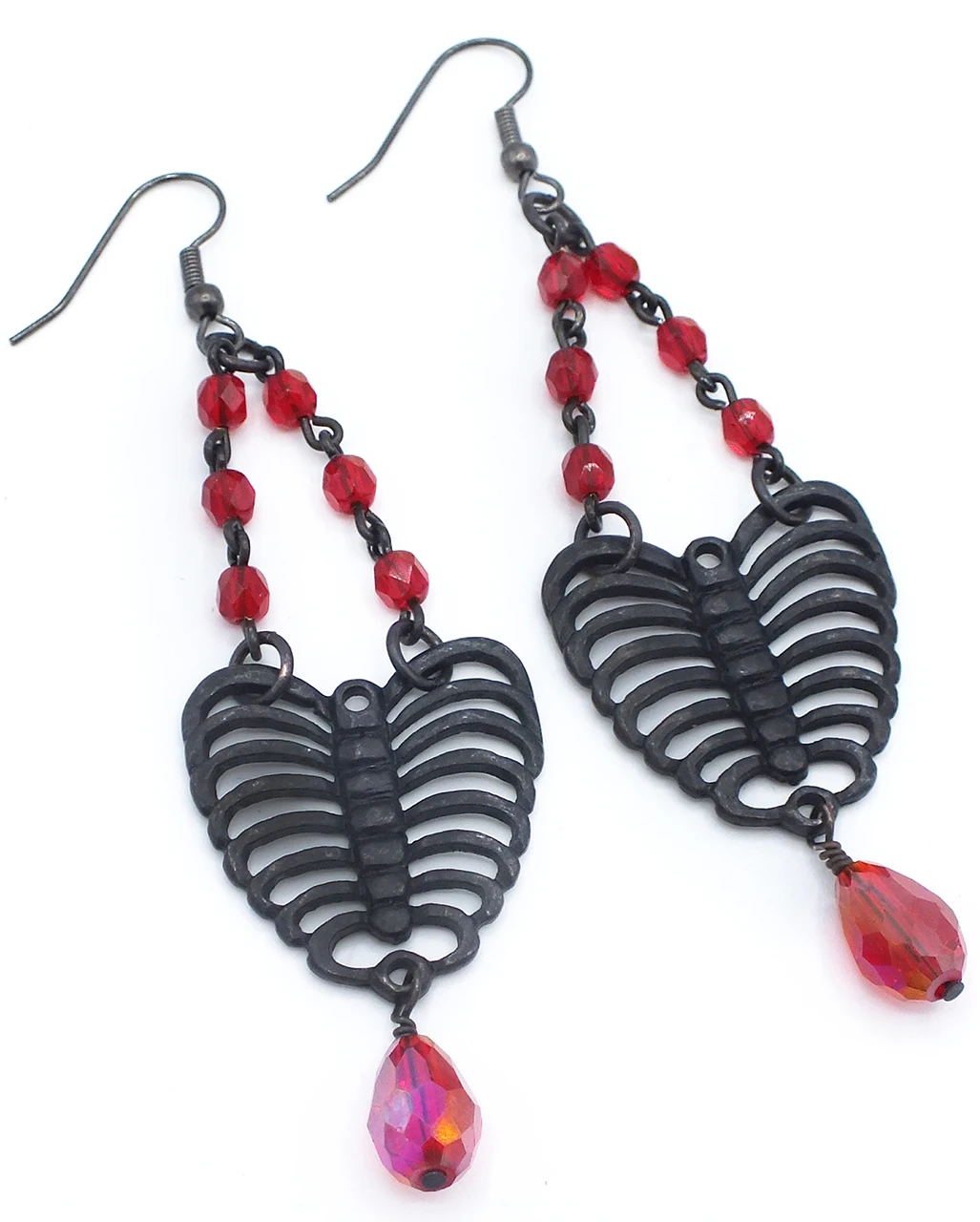 Gothic Skelett Ohrringe 3 Gothic Skelett Ohrringe