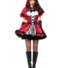 Gothic Rotkäppchen Kostüm -Halloween Kostüm Geschäft gothic rotkaepchen kostuem maerchenkostuem sexy kostuem 27982
