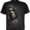 Grim Ripper - T-Shirt Black -Halloween Kostüm Geschäft grim ripper t shirt black schwarzes grim reaper shirt halloween gothic shirt gevatter tod 53923