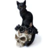 Grimalkins Geist Dekofigur 18,5cm -Halloween Kostüm Geschäft grimalkins geist dekofigur 18cm alchemy of england cat figurine halloween und gothic deko und figuren 52724 2