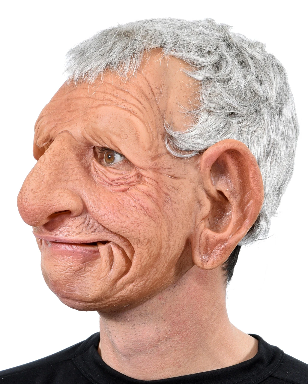 Großvater Papa Vollkopf Maske Mit Haaren 5 Großvater Papa Vollkopf Maske Mit Haaren – Bild 3