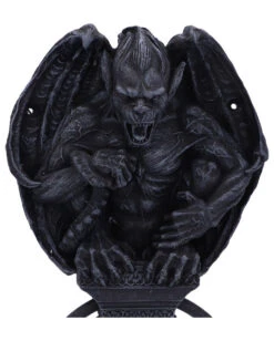 Grotesque Gargoyle Türklopfer 22cm -Halloween Kostüm Geschäft grotesque gargoyle tuerklopfer grotesque gargoyle door knocker gothic deko gothic homeware 54191 05