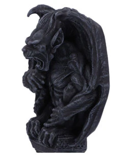Grotesque Gargoyle Türklopfer 22cm -Halloween Kostüm Geschäft grotesque gargoyle tuerklopfer grotesque gargoyle door knocker gothic deko gothic homeware 54191 06