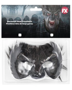 Haarige Werwolf Schaumlatex Applikation -Halloween Kostüm Geschäft haarige werwolf schaumlatex applikation werewolf mask werwolf head prosthetic 6