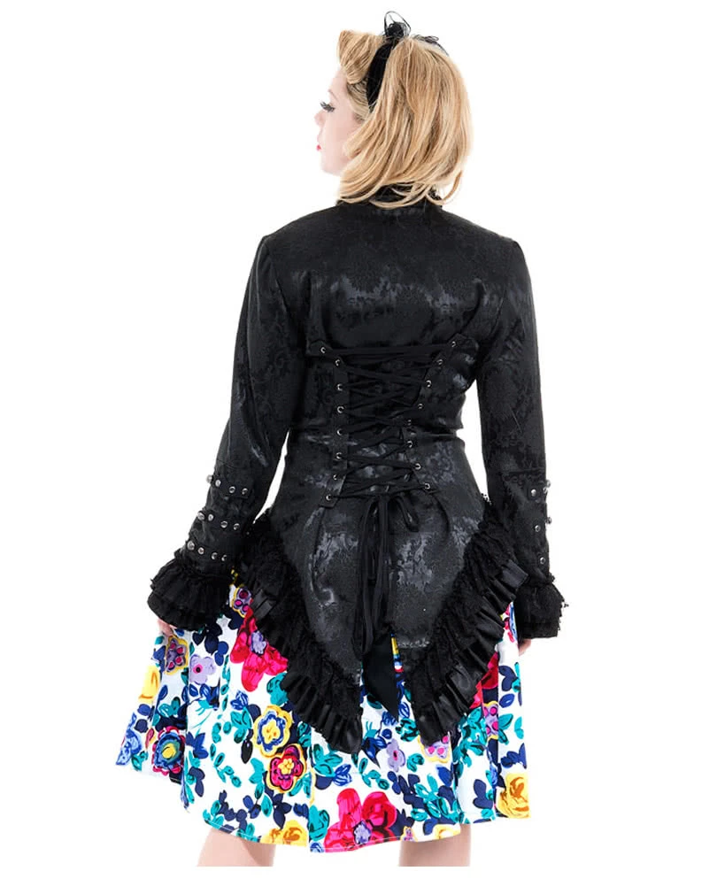 Gothic Damenfrack Schwalbenschwanz 4 Gothic Damenfrack Schwalbenschwanz – Bild 2