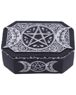 Hecate's Protection Schmuckschatulle 18cm -Halloween Kostüm Geschäft hecates protection schmuckschatulle gothick schmuckkaestchen okkulte schmuckschatulle 54454 05