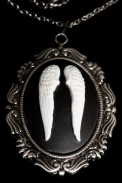 Kamee Halskette Engelsflügel