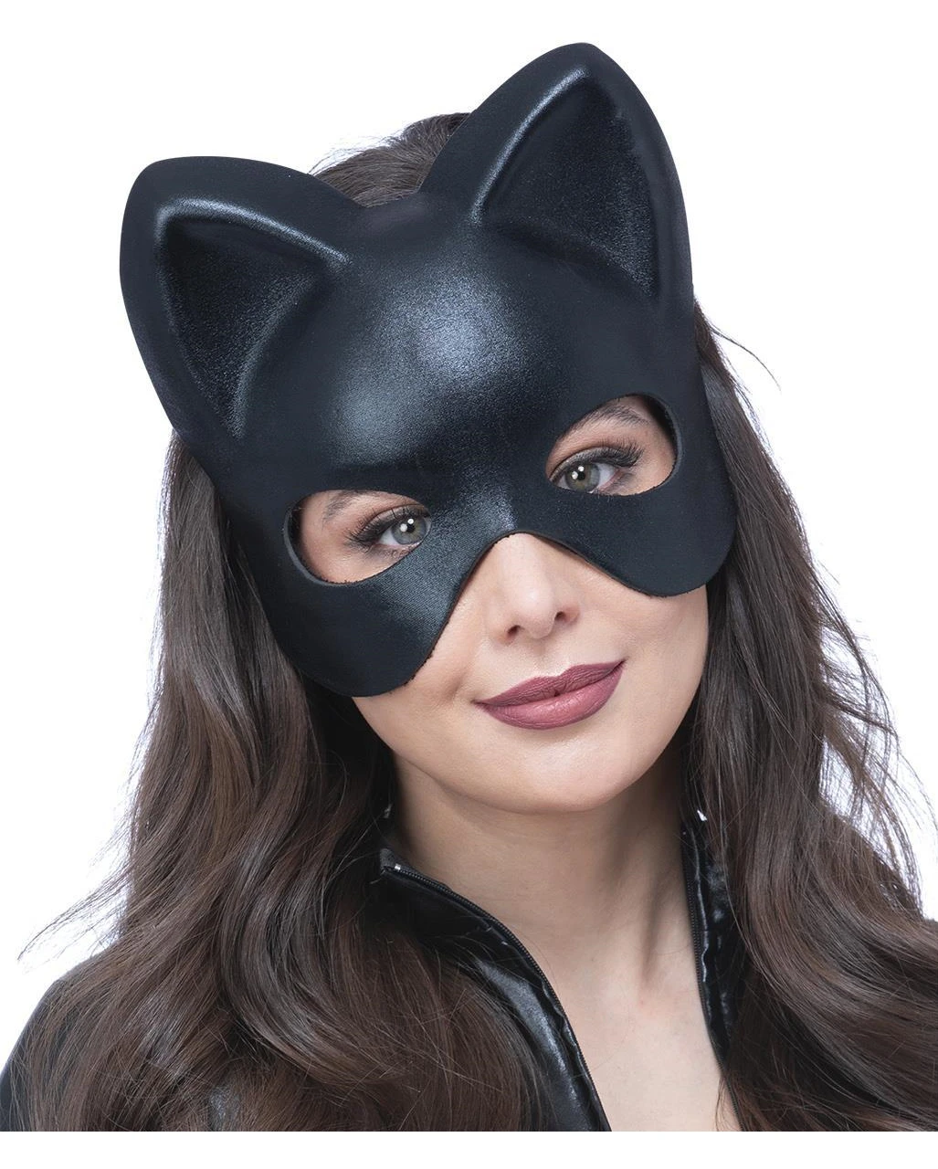 Katzenaugen Maske Schwarz 3 Katzenaugen Maske Schwarz