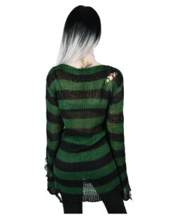 KILLSTAR Absinthe Strickpullover -Halloween Kostüm Geschäft killstar absinthe strickpullover sweater soft knit gothic sweater gothic fashion und zubehoer 51980 4