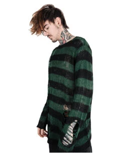 KILLSTAR Absinthe Strickpullover -Halloween Kostüm Geschäft killstar absinthe strickpullover sweater soft knit gothic sweater gothic fashion und zubehoer 51980 5