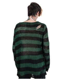 KILLSTAR Absinthe Strickpullover -Halloween Kostüm Geschäft killstar absinthe strickpullover sweater soft knit gothic sweater gothic fashion und zubehoer 51980 7