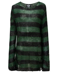 KILLSTAR Absinthe Strickpullover -Halloween Kostüm Geschäft killstar absinthe strickpullover sweater soft knit gothic sweater gothic fashion und zubehoer 51980 8